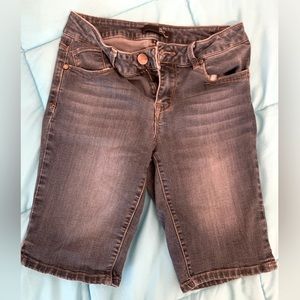 Dark Wash Denim Shorts